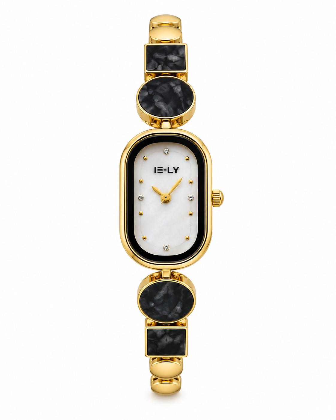 Elegant gold-tone ladies' wristwatch